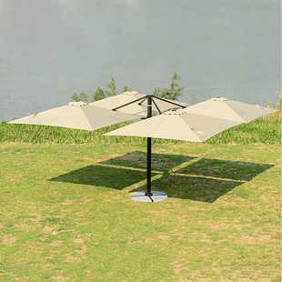 Nordic Outdoor Designer Parasol Four Head Roman Umbrella Outdoor Umbrella Villa Patio Umbrella Large Umbrella Beach Umbrella Furniture