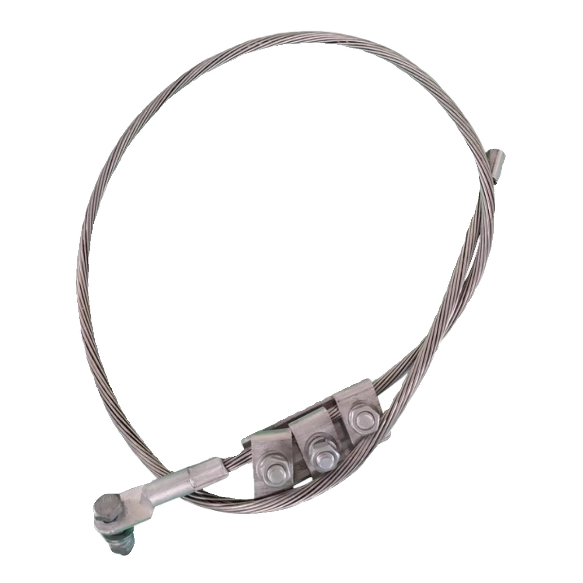 OPGW金具纯铝接地线 铝绞线并沟线夹夹具 光缆接线端子接地线