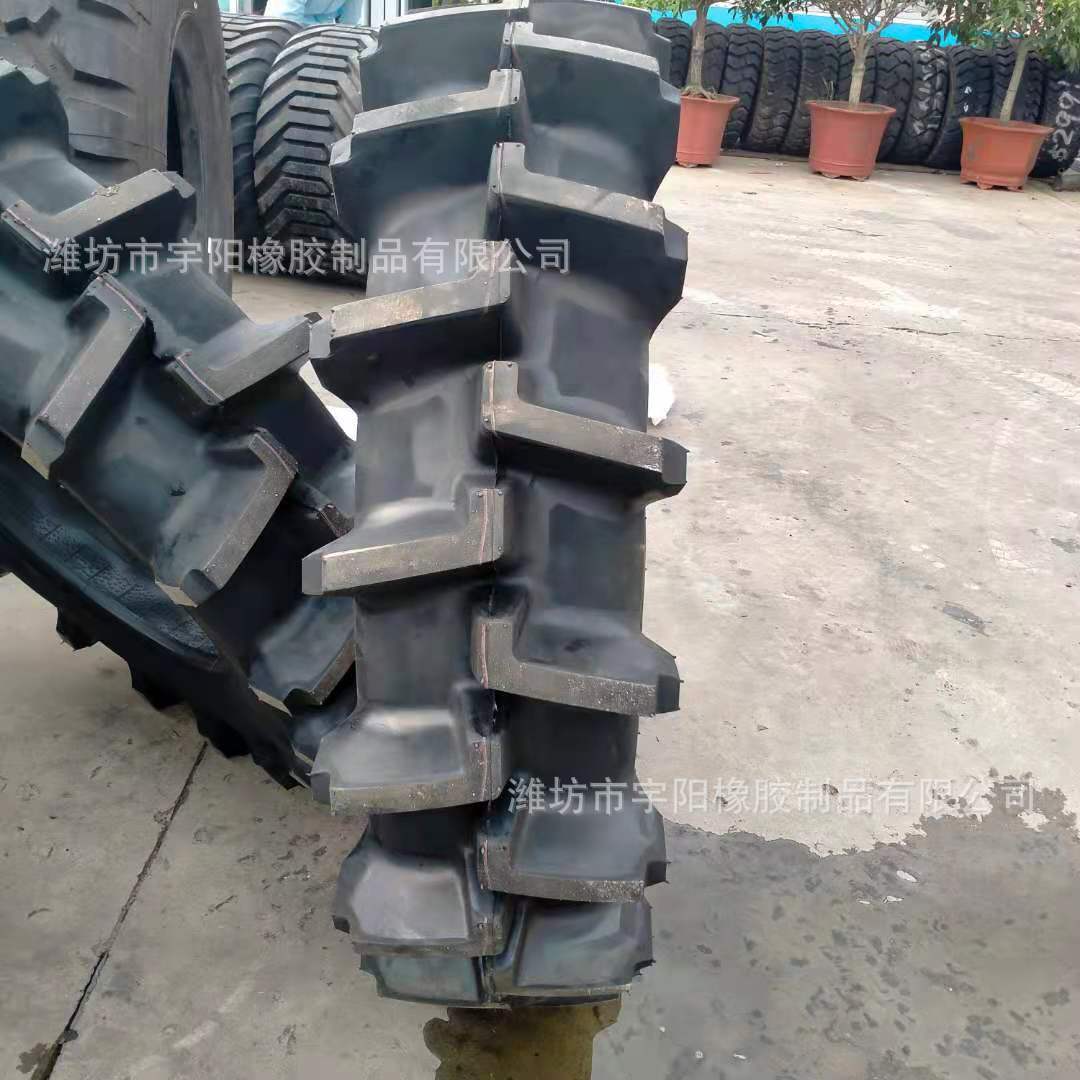 水田高花后轮12.4-28 拖拉机 轮胎 前轮8.3-20