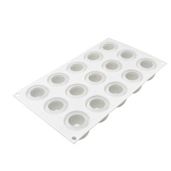 High-quality wholesale mousse cake molds 15-piece embossed silicone molds DIY chocolate decoration baking tools