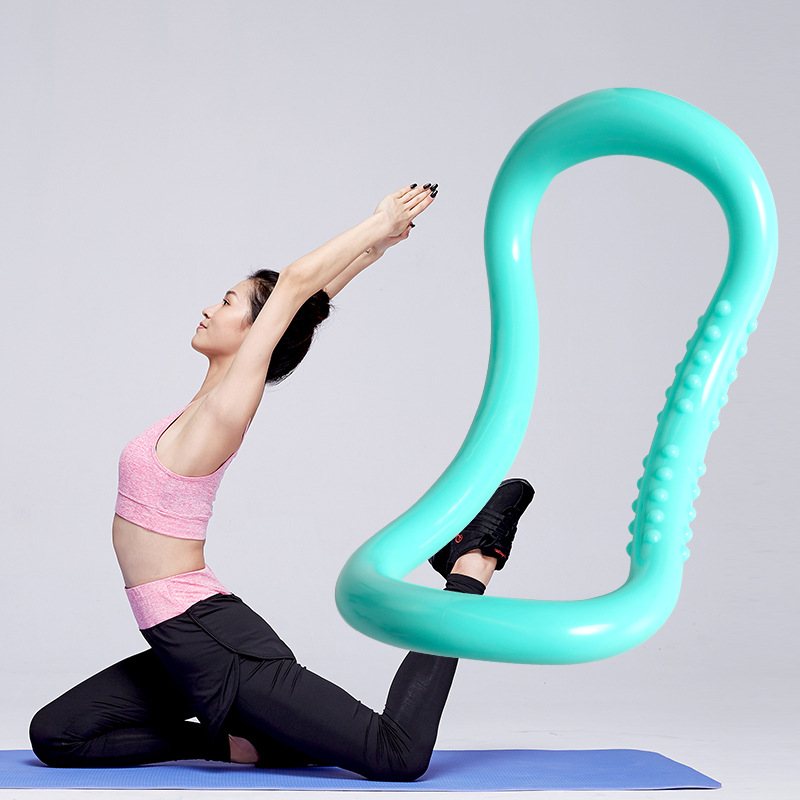 Anillo de yoga anillo de yoga hombro abierto belleza espalda puller anillo equipo de fitness estiramiento flaco pierna anillo mágico