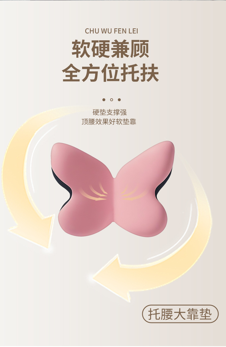 Car Lumbar Support Pillow, Lumbar Cushion, Car Seat Cushion for Long-Term Driving, Tailbone Support, Lumbar Support