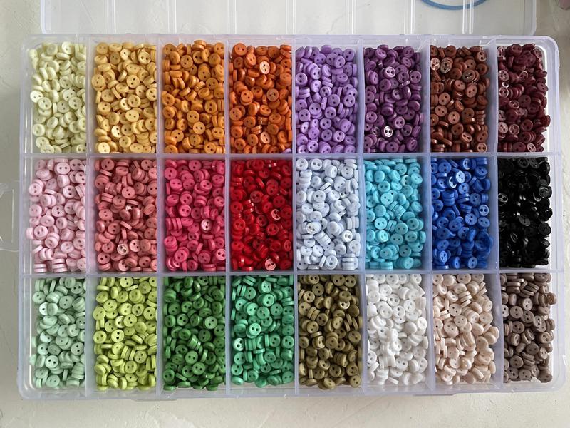 愛食桃4mm両眼縁ボタン付きOB11六分人形用児童服ミニ樹脂プラスチックボタン小ボタン|undefined