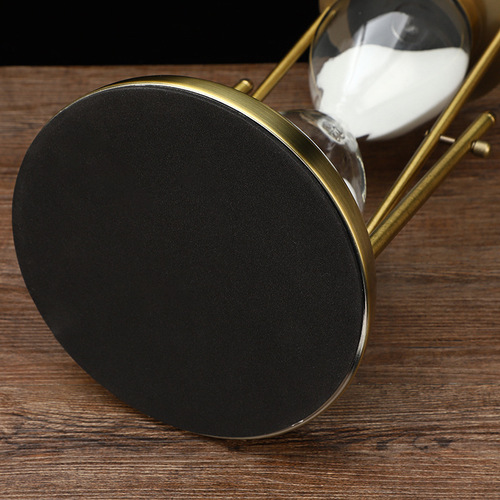 Retro Metal European Style Rotating Hourglass Creative Decor Home Living Room Study Gift Hourglass Timer 60 Minutes