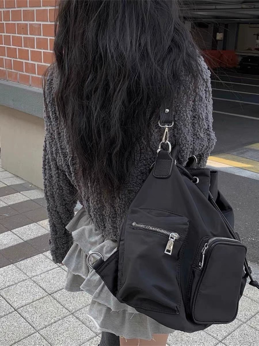 Large Capacity Women’s Shoulder Tote Bag With Multi-pocket Design_voghion.com