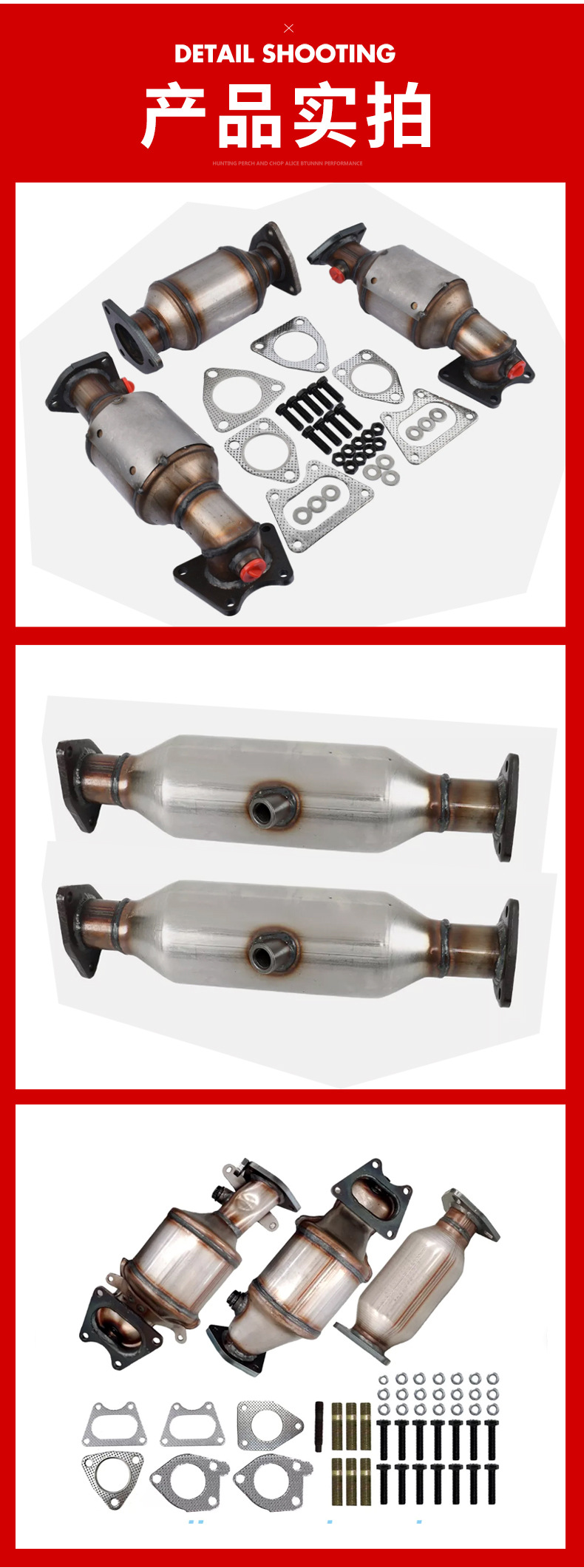 Three-Way Catalytic Converter 16450 16451 16351 Suitable for Honda Accord 3.0L - 3.7L