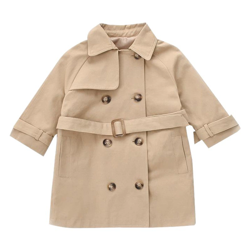 Весенняя и осенняя ветровка для девочек Двубортная повседневная куртка для мальчиков