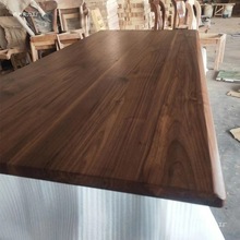 ♡北美黑胡桃木FAS樱桃木红白橡木板升降桌面吧台餐桌实木大板定