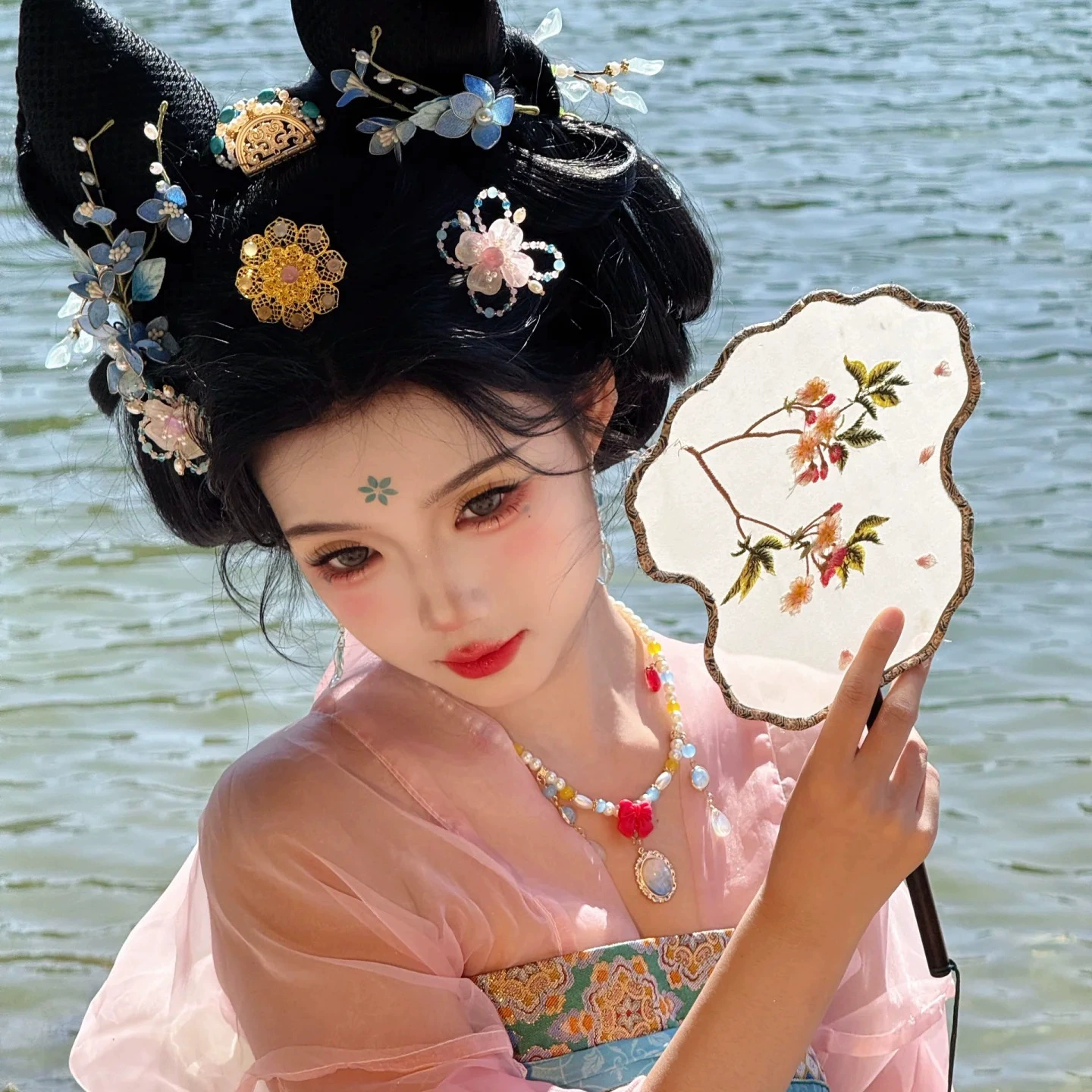 Ожерелье в древнем стиле для женщин, Hanfu Yingluo, мягкий Yingluo в стиле ретро, ​​новый элемент Han в китайском стиле, милое и универсальное ожерелье