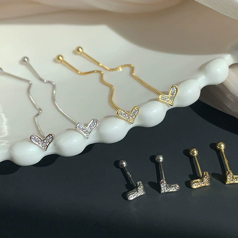 Модные асимметричные серьги для студентов, 925 проб silver, интернет-селебрити