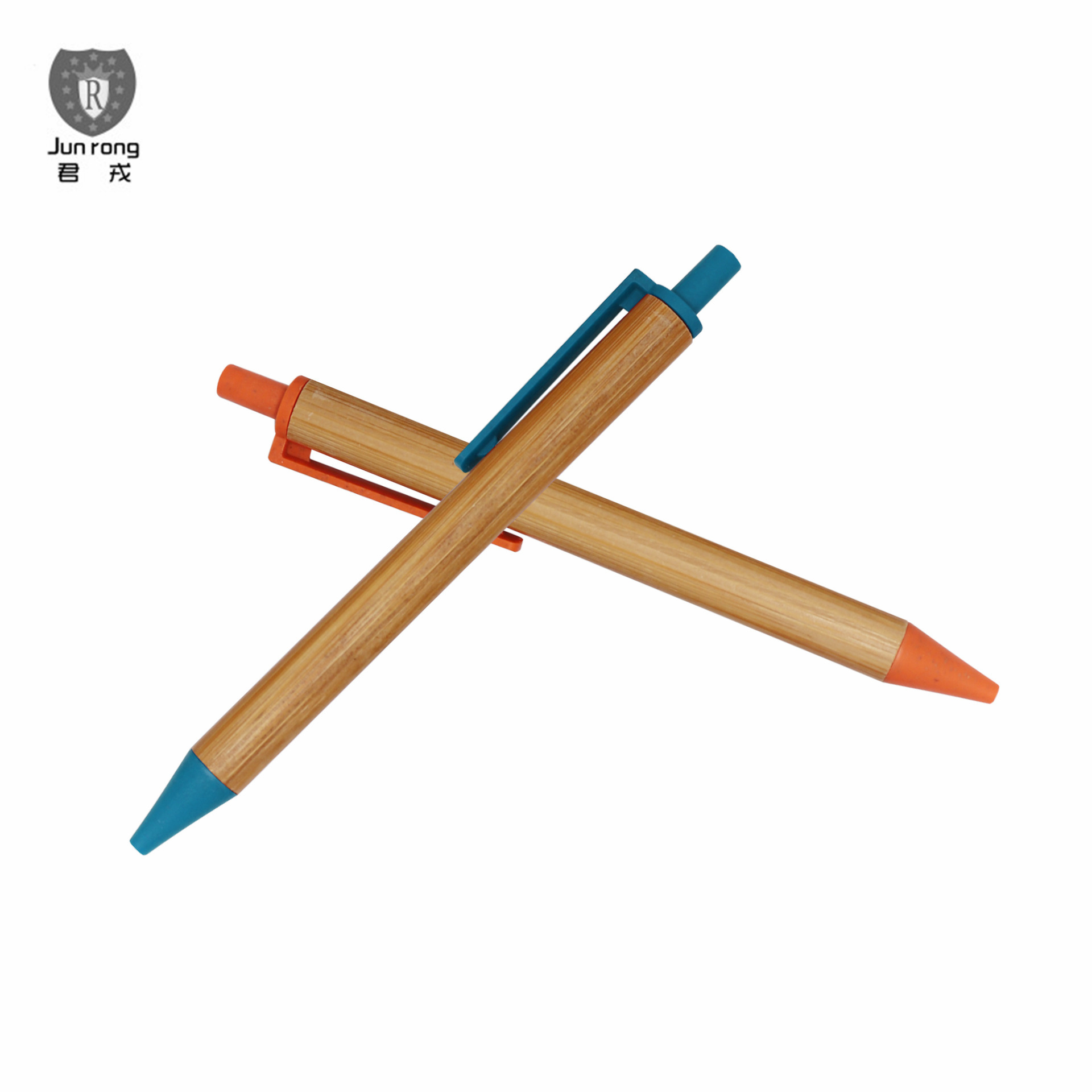 Bamboo Pen logotipo del cliente publicidad bolígrafo nueva prensa pluma