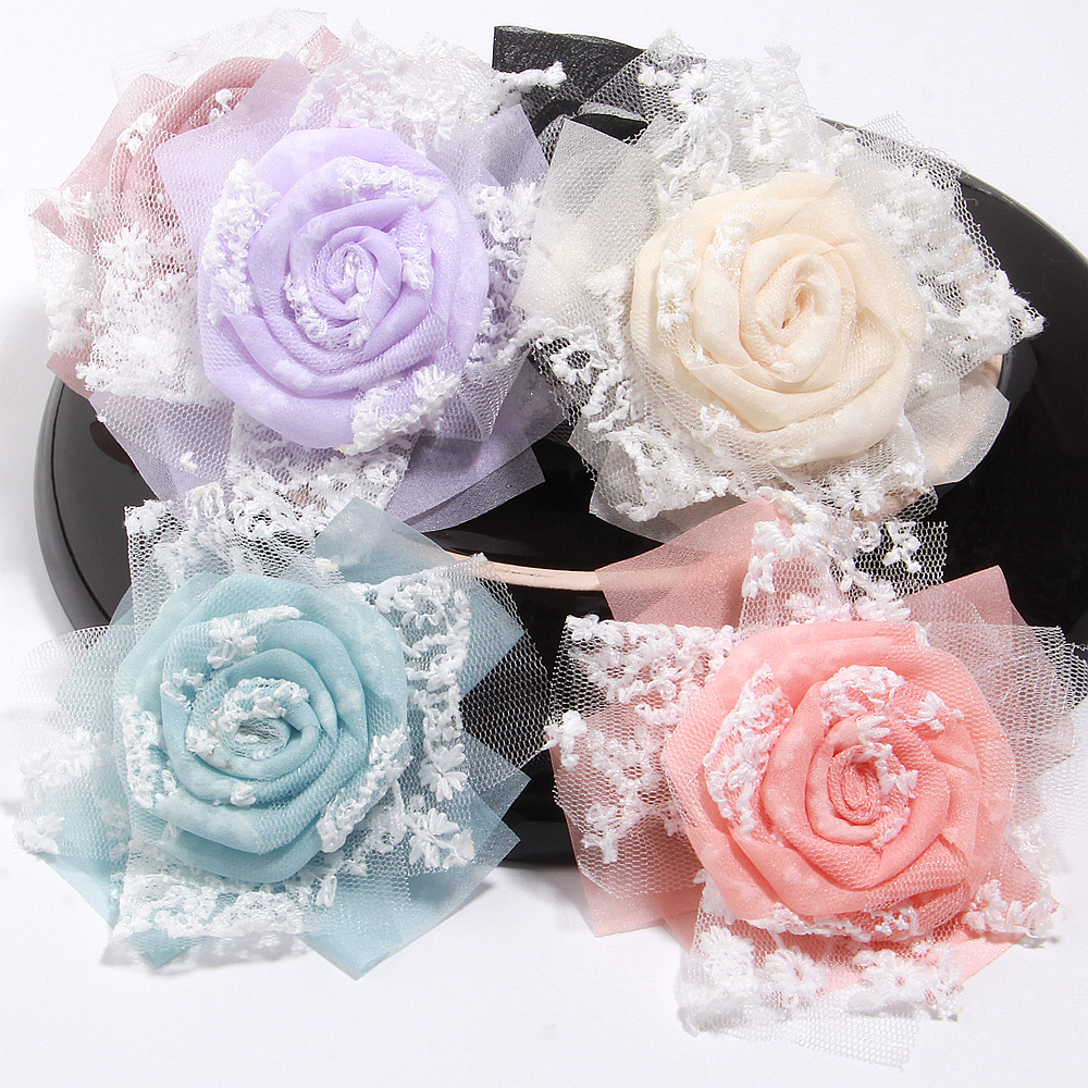 Flower Accessories, Semi-Finished Products, Clothing, Shoe and Bag Accessories, DIY Hemp Silk Fabric Accessories, Accessories, Rose Flowers