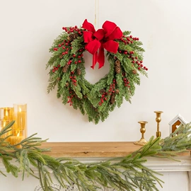 圣诞花环;仿真绿植;圣诞装饰品