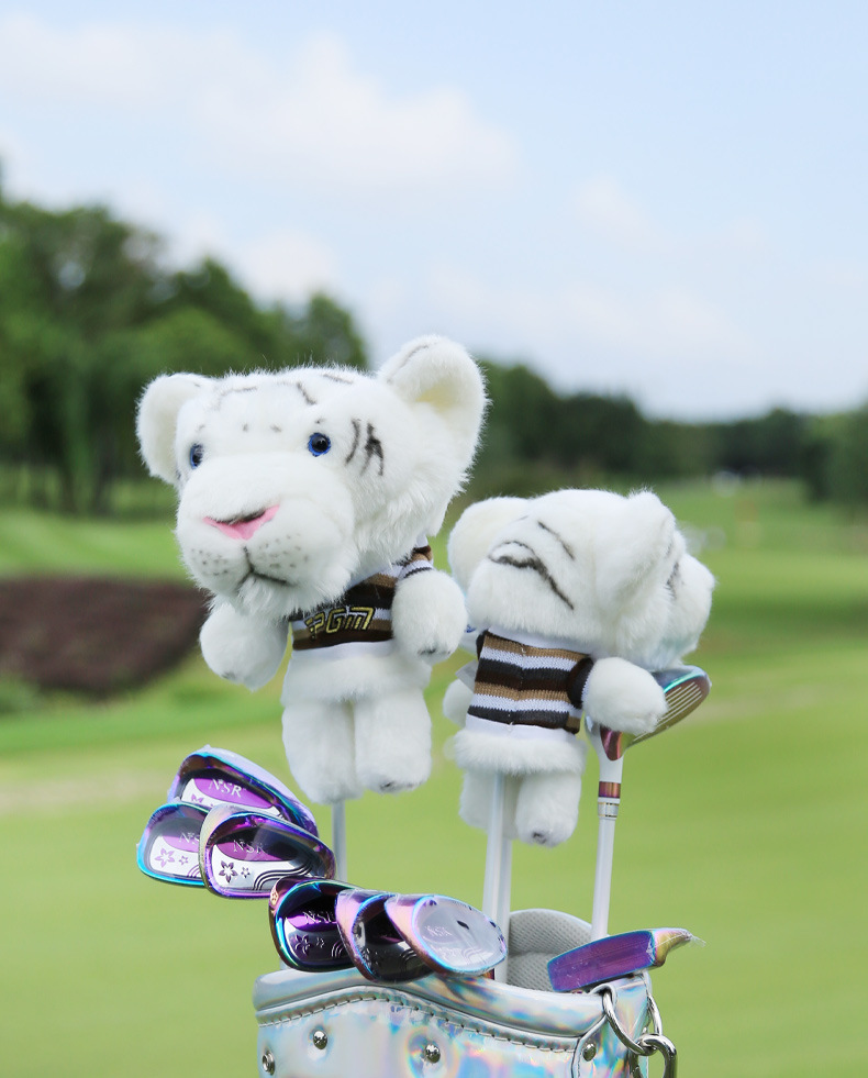 Vỏ đầu gậy Golf PGM bảo vệ gậy gỗ hình thú hoạt hình, đóng mở từ tính, lót lông dày — GT045-Vỏ gậy gỗ cỡ lớn hổ trắng, GT045-Vỏ cột gỗ Fairway nhỏ hổ trắng, GT045-Vỏ gậy gỗ cỡ lớn hổ vàng, GT045-Vỏ cột gỗ Fairway nhỏ hổ vàng chi tiết 10