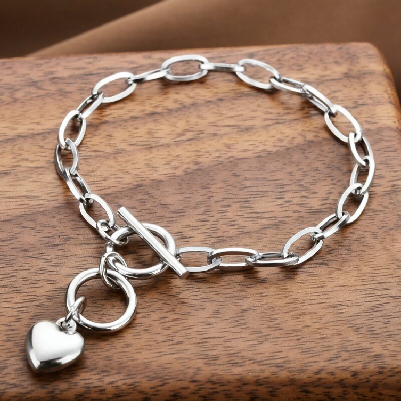 Joyas transfronterizas europeas y americanas Pulsera de acero de titanio de todo fósforo Versión coreana del temperamento bohemio Pulsera de acero de titanio que no se desvanece Joyería femenina