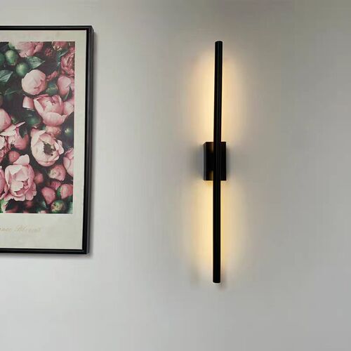 Minimalist long line wall lamp, modern bedroom bedside hotel corridor aisle designer one-word entrance lamp