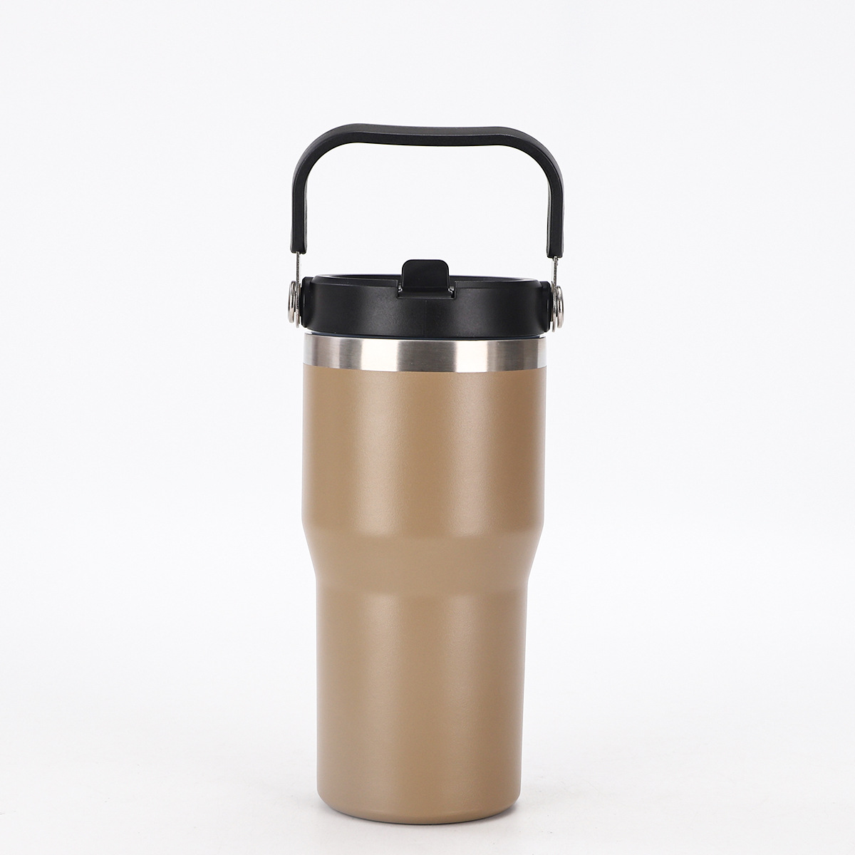 Amazon 30oz taza de automóvil de gran capacidad portátil exterior taza de plástico exterior de acero 304 taza de aislamiento de acero inoxidable