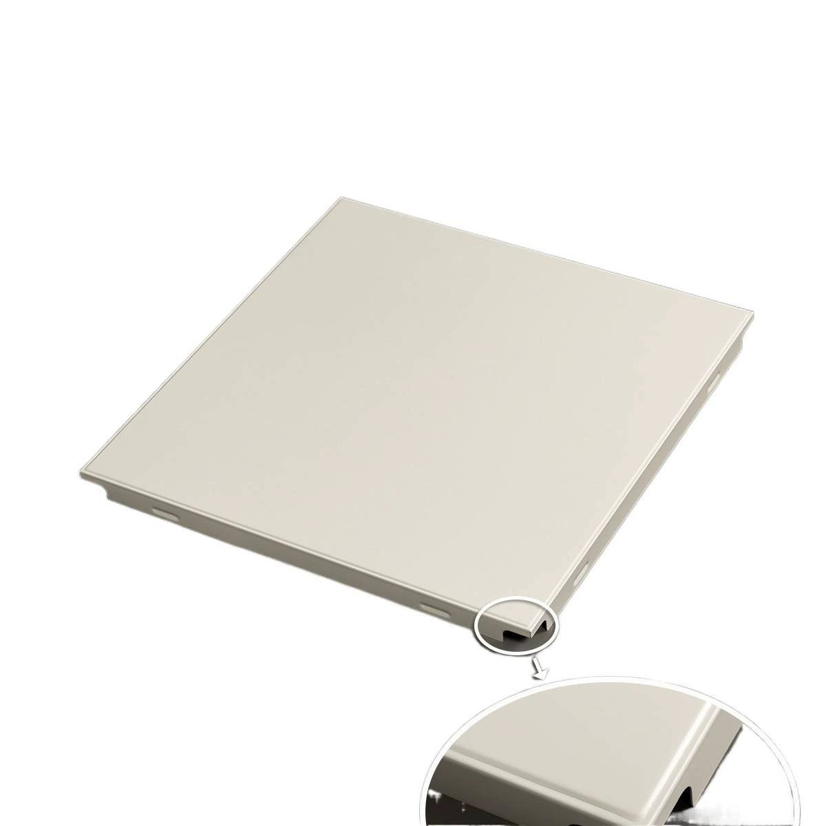 Built-in ceiling cream light panel
