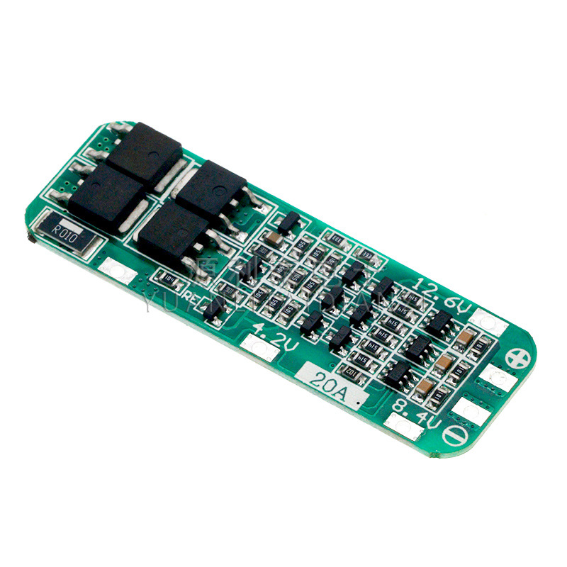 3 Strings of 11.1V 12V 12.6V 18650 Lithium Battery Charging Protection Boards Capable of Starting an Electric Drill with 20A Current