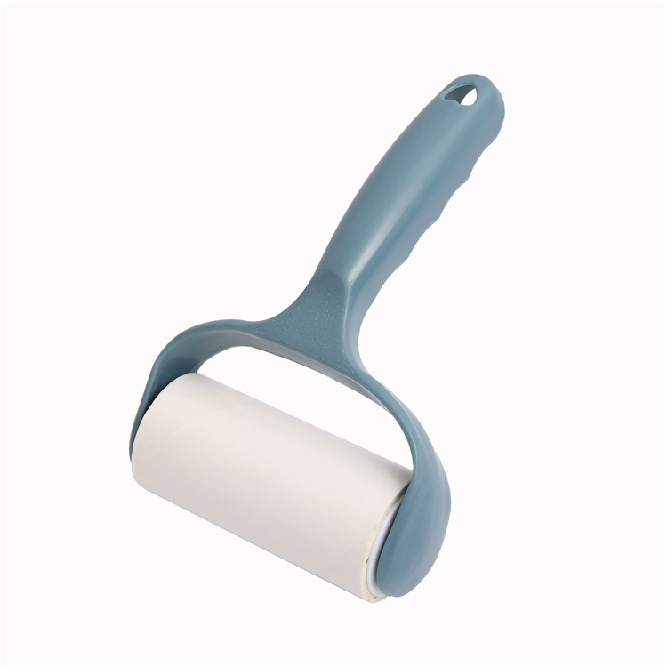 Rodillo pegajoso colector de polvo creativo lagrimeo oblicuo 10cm cepillo de rodillo ropa de papel de reemplazo de limpieza para mascotas Dispositivo de cabello pegajoso