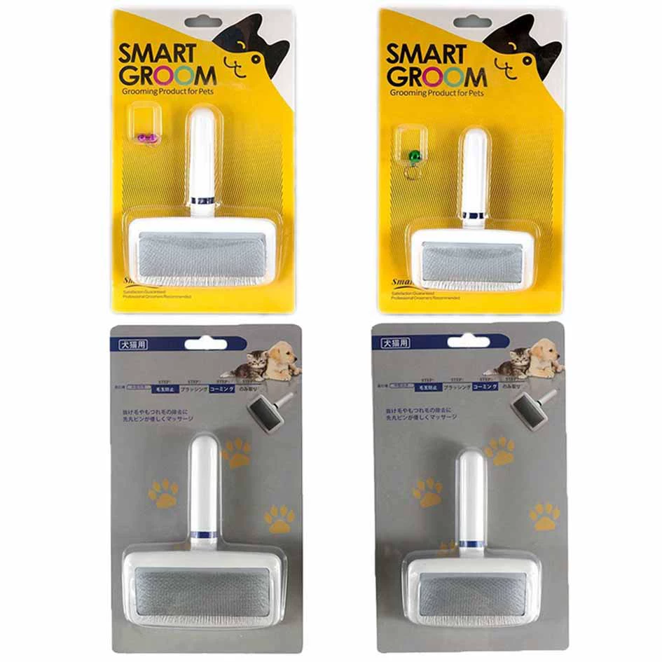 Расческа Jinwei с плоским штифтом Волшебная белая расческа-Подушка Расческа для домашних животных красота тянет кошек и собак универсальная расческа пушистый открытый узел