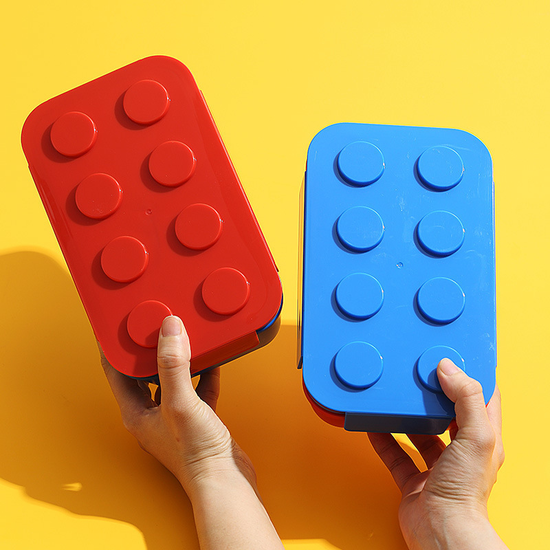 DIY Modular Bento Box For Kids - Microwave-Safe Stackable Lunch Container With Dividers Perfect For School Picnics & Meal Prep_voghion.com