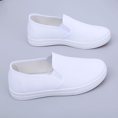 Nurse shoes for women, white flat slip-resistant casual shoes, low-top breathable versatile white shoes, old Beijing work fabric shoes