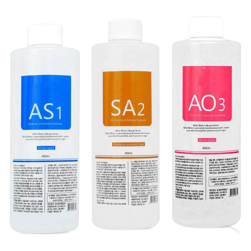 Решение воды впрыски кислорода экспорта чистки угрей салона красоты управления кожи небольшого решения пузыря лицевое