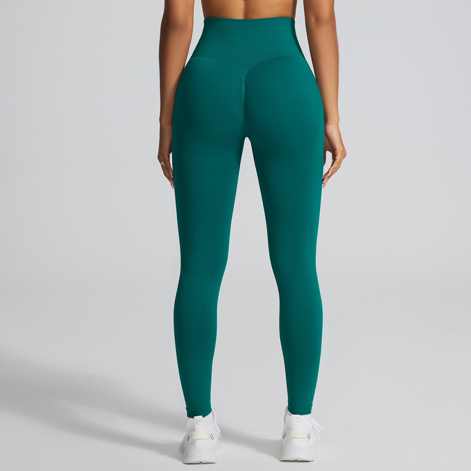 Pantalones de yoga deportivos de cadera de melocotón sin costuras transfronterizos pantalones de yoga de cintura alta elásticos para mujer