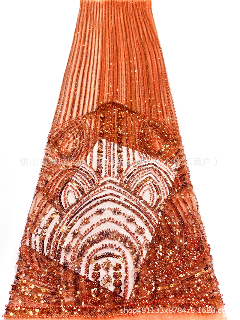Moda Suzhou vestido de boda de noche de encaje bordado sequillas de encaje comercio exterior transfronterizo al por mayor tela