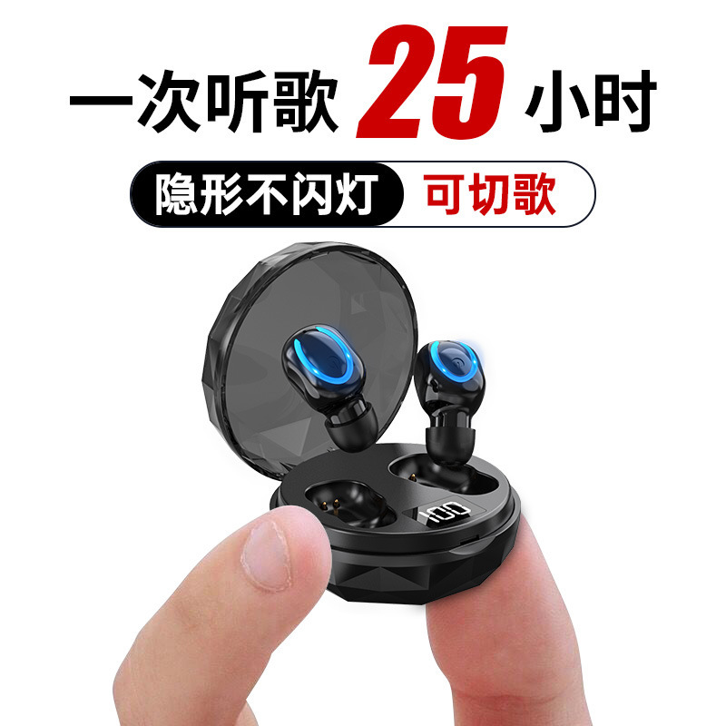 M9S cross-border popular new Mini Wireless Bluetooth headset binaural warehouse in-ear ultra-long endurance small sports M9S cross-border popular new Mini Wireless Bluetooth headset binaural warehouse in-ear ultra-long endurance small sports