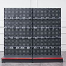 超市货架批发展示架零食便利店商店挂架置物架孔板洞洞板货架批发