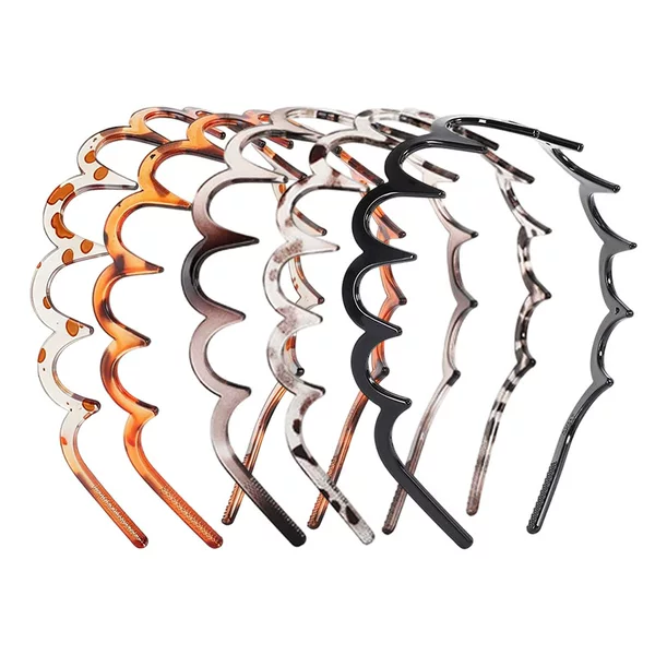 Cross-Border Popular Face-Washing Headband with Teeth, Anti-Slip Hair Accessory for Wavy Hair, High Crown Hairpin Headwear for Women
