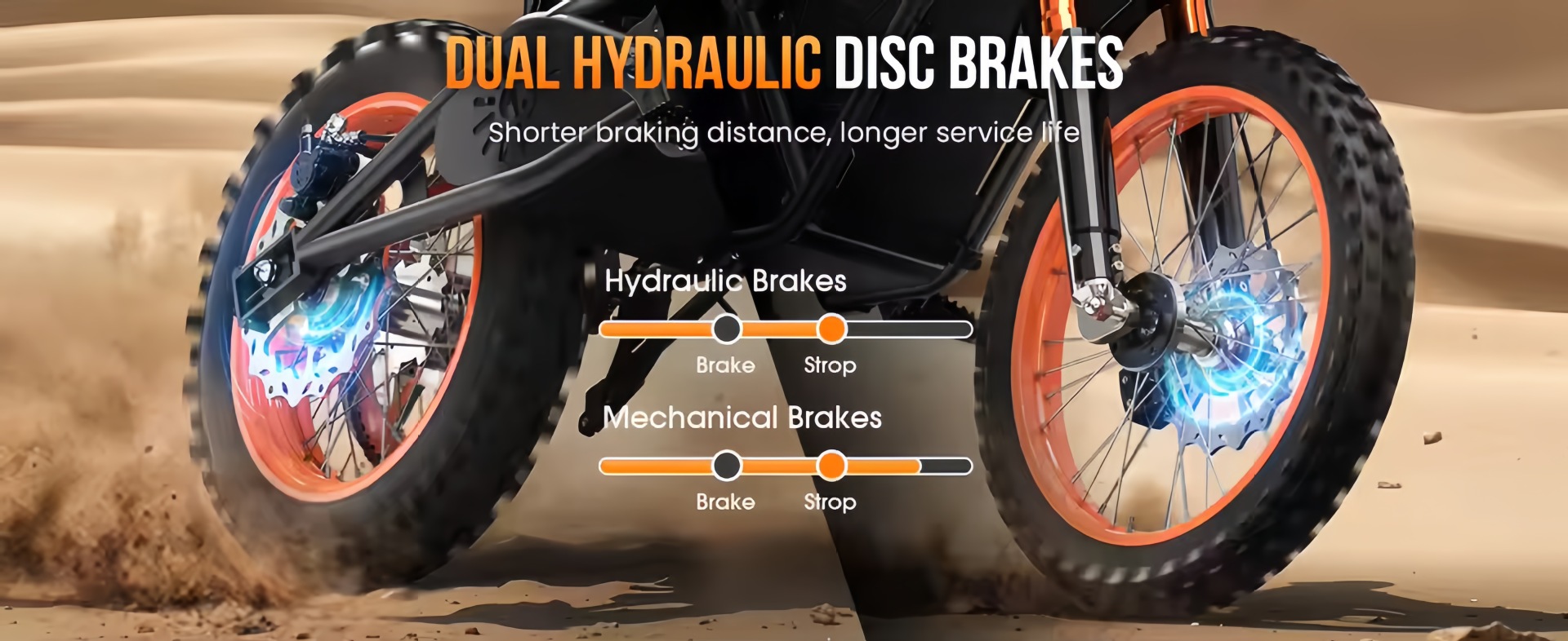 In-stock at US overseas warehouse: 60V20Ah high-power electric off-road motorcycle, two-wheeled electric bike