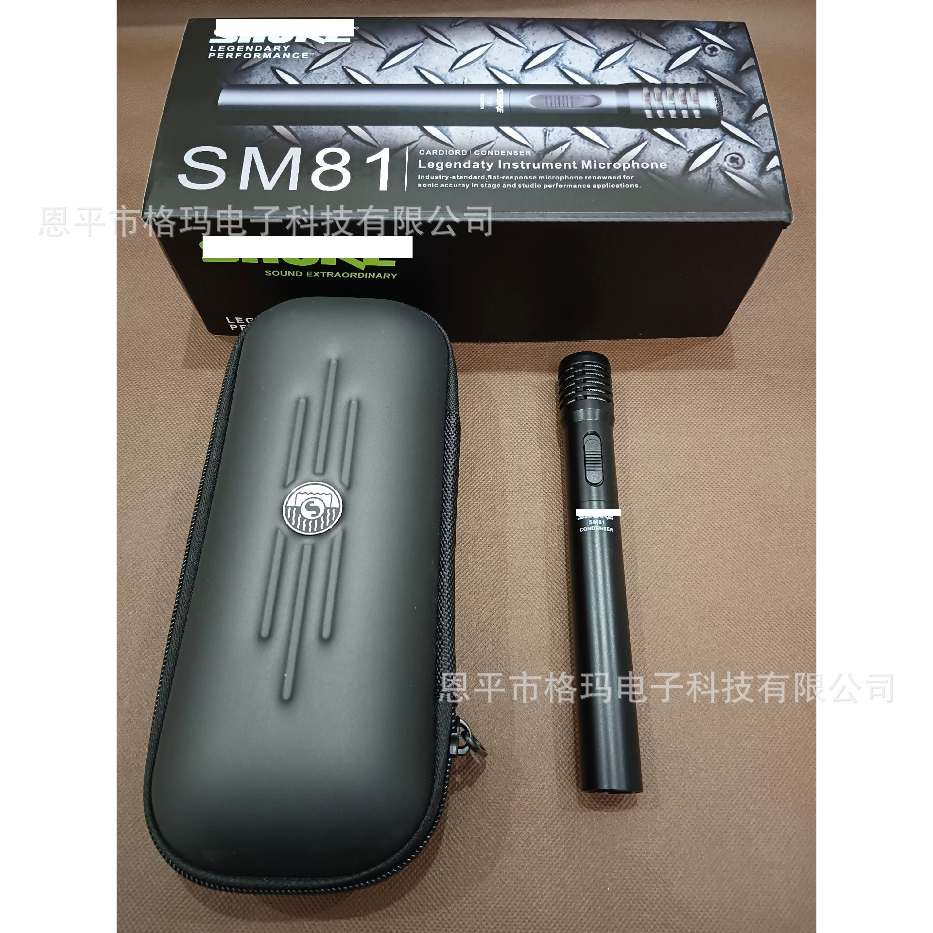 Cross-Border Exclusive Supply of Sm81 Condenser Small Diaphragm Wired Microphone, Wired Microphone, Cross-Border Foreign Trade, in Stock