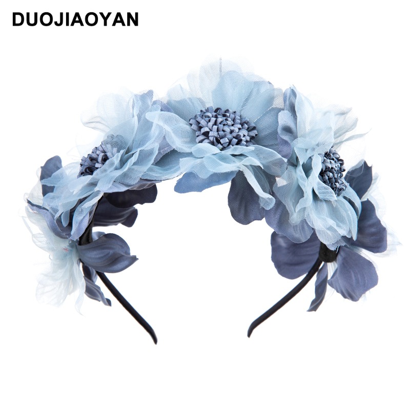 240g Weight Hair Band Hair Accessories Type No Quantity Holiday, Daily Occasion Cloth Material Flower Pattern All Seasons Season Kid'S Gender Cute Style Cute Kid'S Flower Cloth Hair Band 11