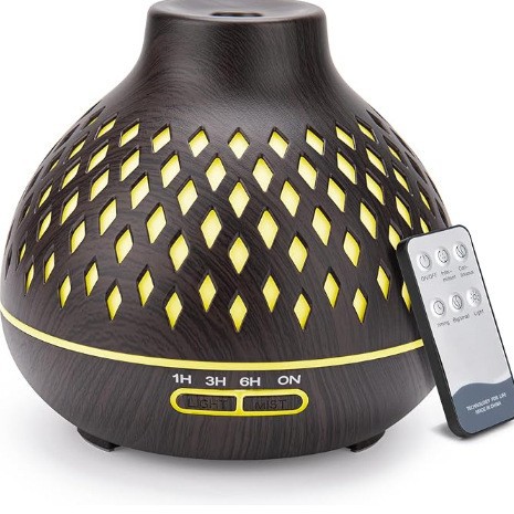 Ultrasonic Aroma Diffuser Colorful 400ml Humidifier Essential Oil Diffuser Silent Desktop Aroma Diffuser Humidifier Wholesale