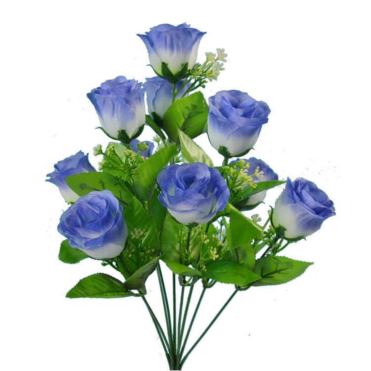 Los fabricantes de origen venden al por mayor rosas simuladas con 10 cabezas de pavos reales, grandes cantidades y excelentes precios, colocadas en la sala de estar, flores decorativas, ramos de flores falsas