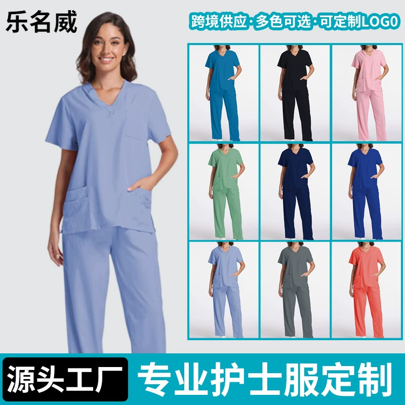 Новый продукт: рабочая форма для врачей и медсестер, прямые брюки для операционной, однотонный костюм, хирургический халат, костюм для ручной стирки.