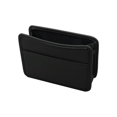 Storage Leather Storage Box Car – Car storage bag/box - dual-purpose-door-clip-box-black