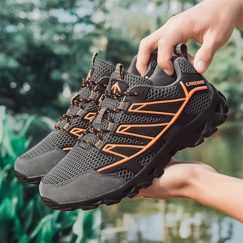 Zapatos de montaña al aire libre resistentes al desgaste, zapatos de sola suave, zapatos de senderismo, zapatos deportivos, zapatos casuales para hombres