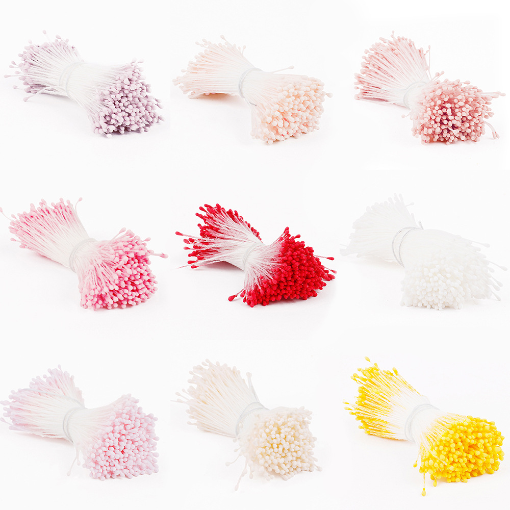 1mmのつや消しの花の蕊の韓国版のマッチの頭のdiyの石膏の花の芯の飾りの手作りの装飾の材料の卸売りは花の心をシミュレーションします