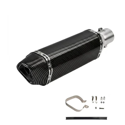 Motorcycle Modified Universal Exhaust Motorcycle exhaust pipe - imitation-carbon-fiber