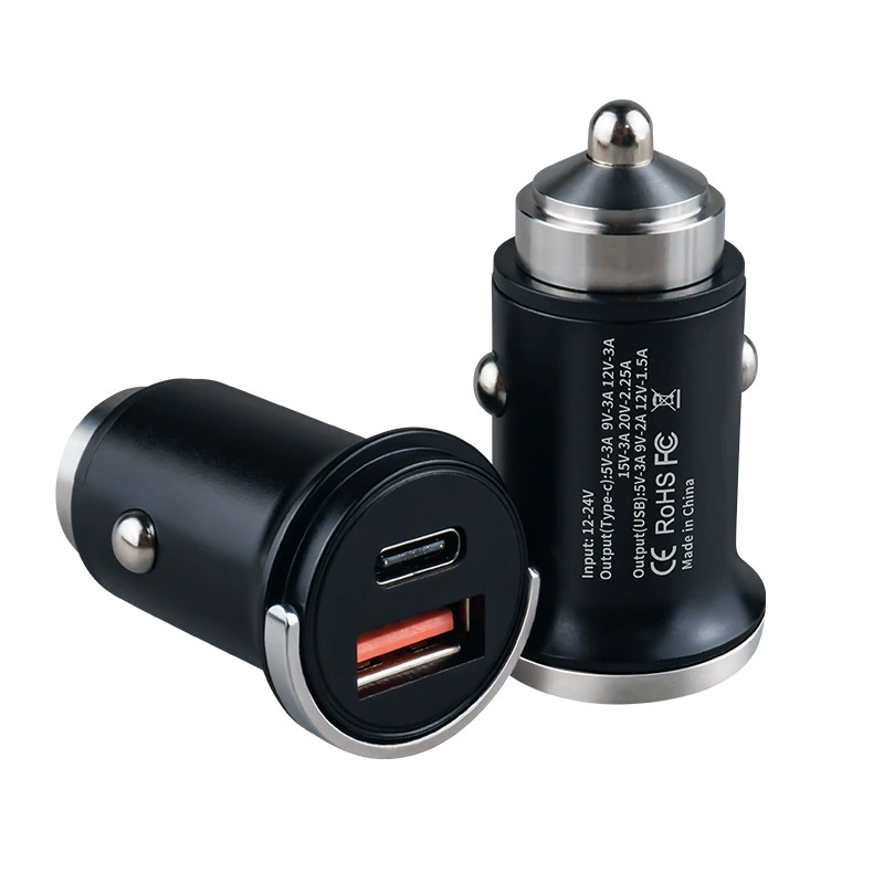 Новый кросс-бордер PD45W+QC3.0 быстрая зарядка автомобильное зарядное устройство держатель кольцо полностью сертифицировано прямая продажа с завода