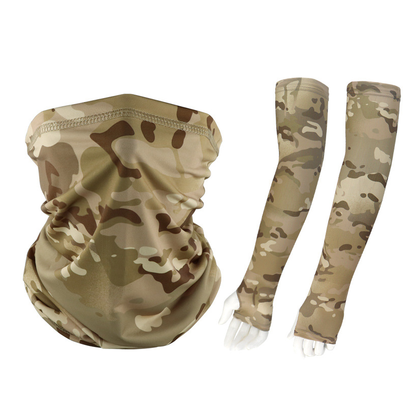 Desierto americano (babero de seda de hielo con dedos y mangas de hielo)