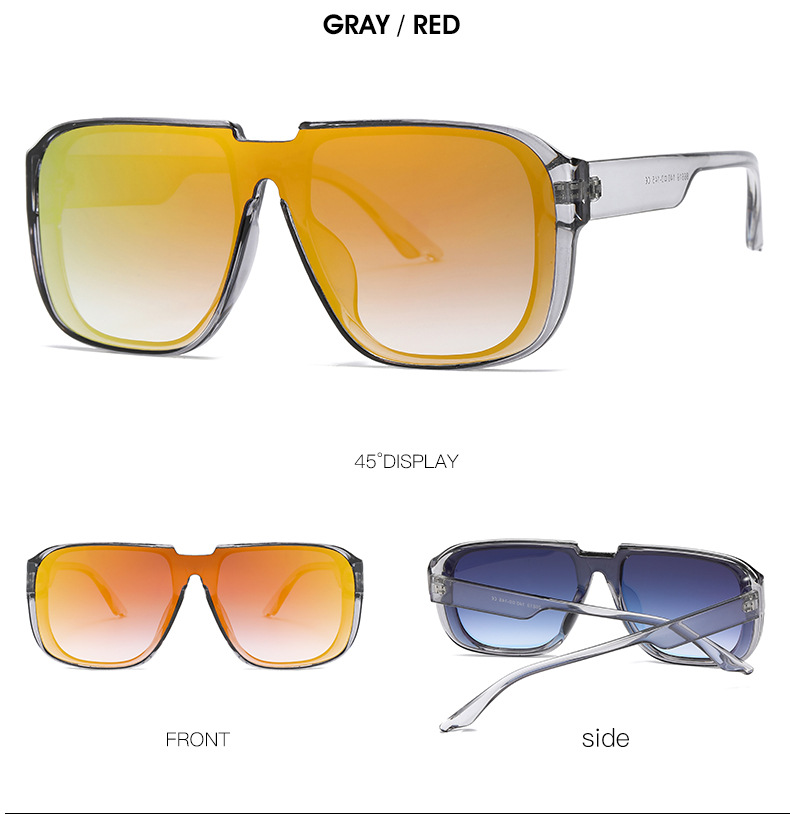 55g Weight Full Frame Glasses Structure Sunglasses Classification PC, UV400 Protection Lens Material Square Glasses Style Daily Occasion Solid Color Pattern Women'S Gender Patchwork Design Fashion Style Black Color Fashion Solid Color PC UV400 Protection Square Patchwork Full Frame Men's Sunglasses 9