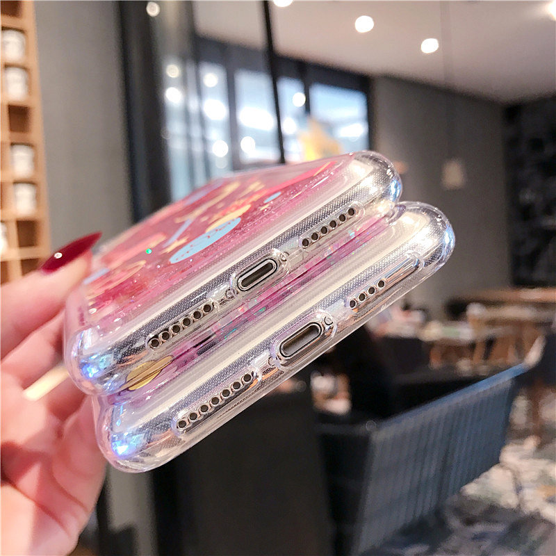 Adatto per la custodia del telefono iPhone 15 ProMax, Apple 14 bellissima ragazza con stella e bastone lunare, polvere glitterata, liquido_voghion.com