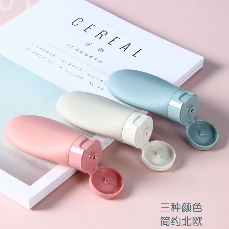 Nordic soft tube squeeze bottle shampoo bath soap hand cream lotion bottle cosmetic dispenser bottle travel dispenser bottle