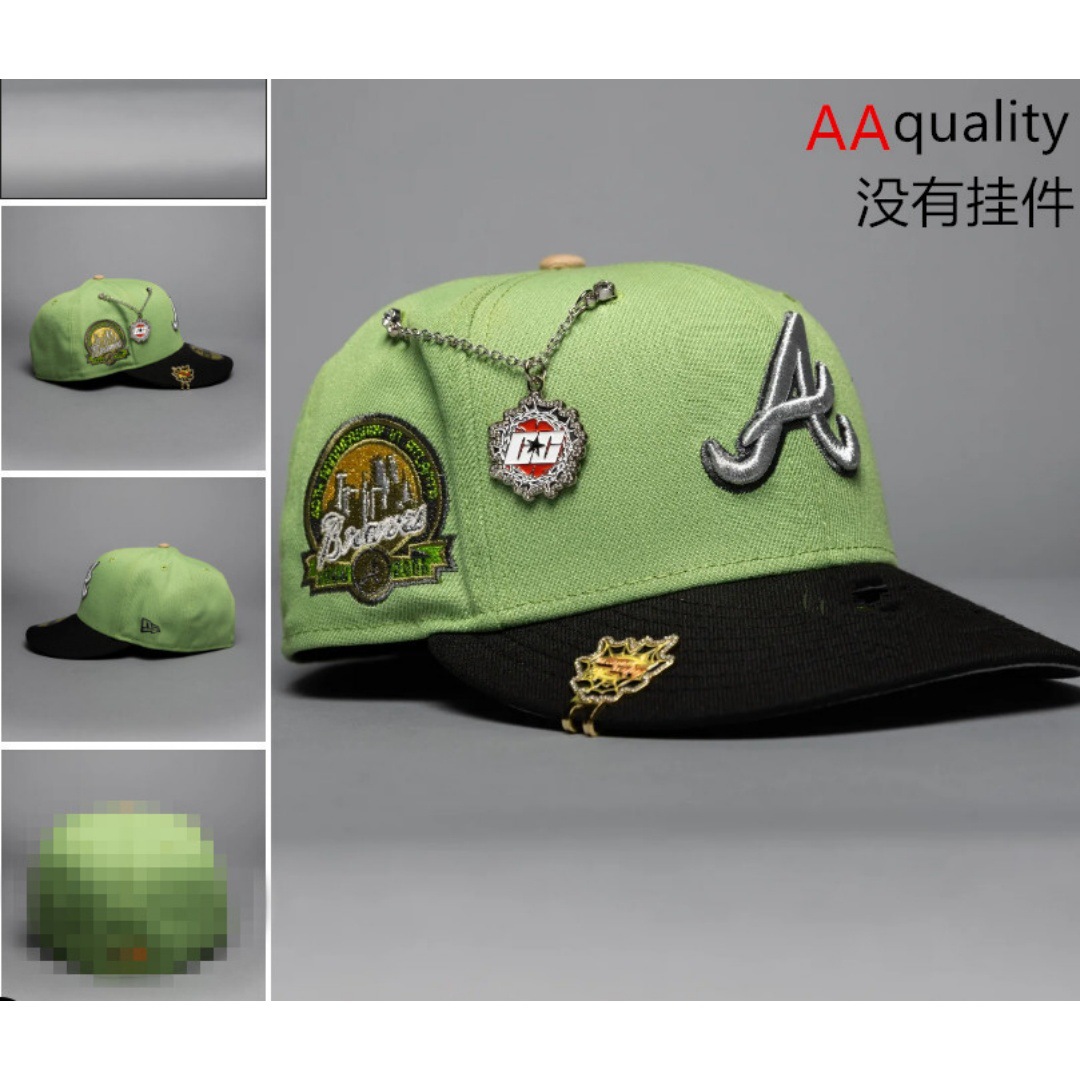Comercio exterior transfronterizo al por mayor 2026 AA gorra de boca de pato bordado tridimensional ajustable gorra de hip-hop Yankees Dodgers