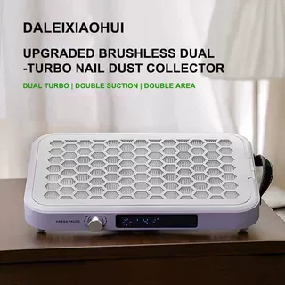 跨境美甲吸尘器无刷双涡轮日式低噪音美甲吸尘机大功率粉尘集尘器